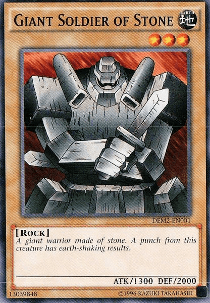 Giant Soldier of Stone [DEM2-EN001] Common (ONLINE ORDER ONLY)