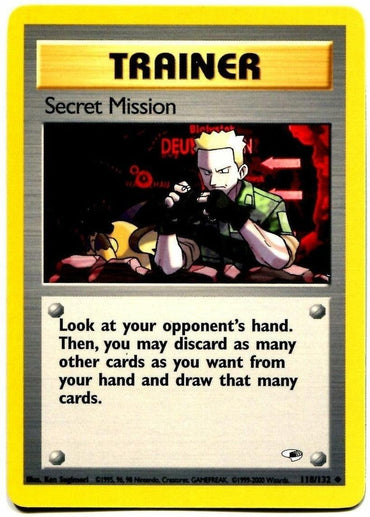 Secret Mission (118/132) [Gym Heroes Unlimited] (Online Only)