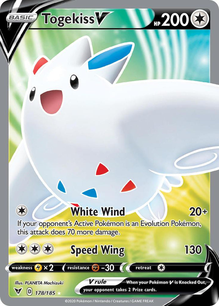 Togekiss V (178/185) [Sword & Shield: Vivid Voltage] (Online Only)