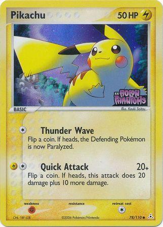 Pikachu (78/110) (Stamped) [EX: Holon Phantoms] (Online Only)