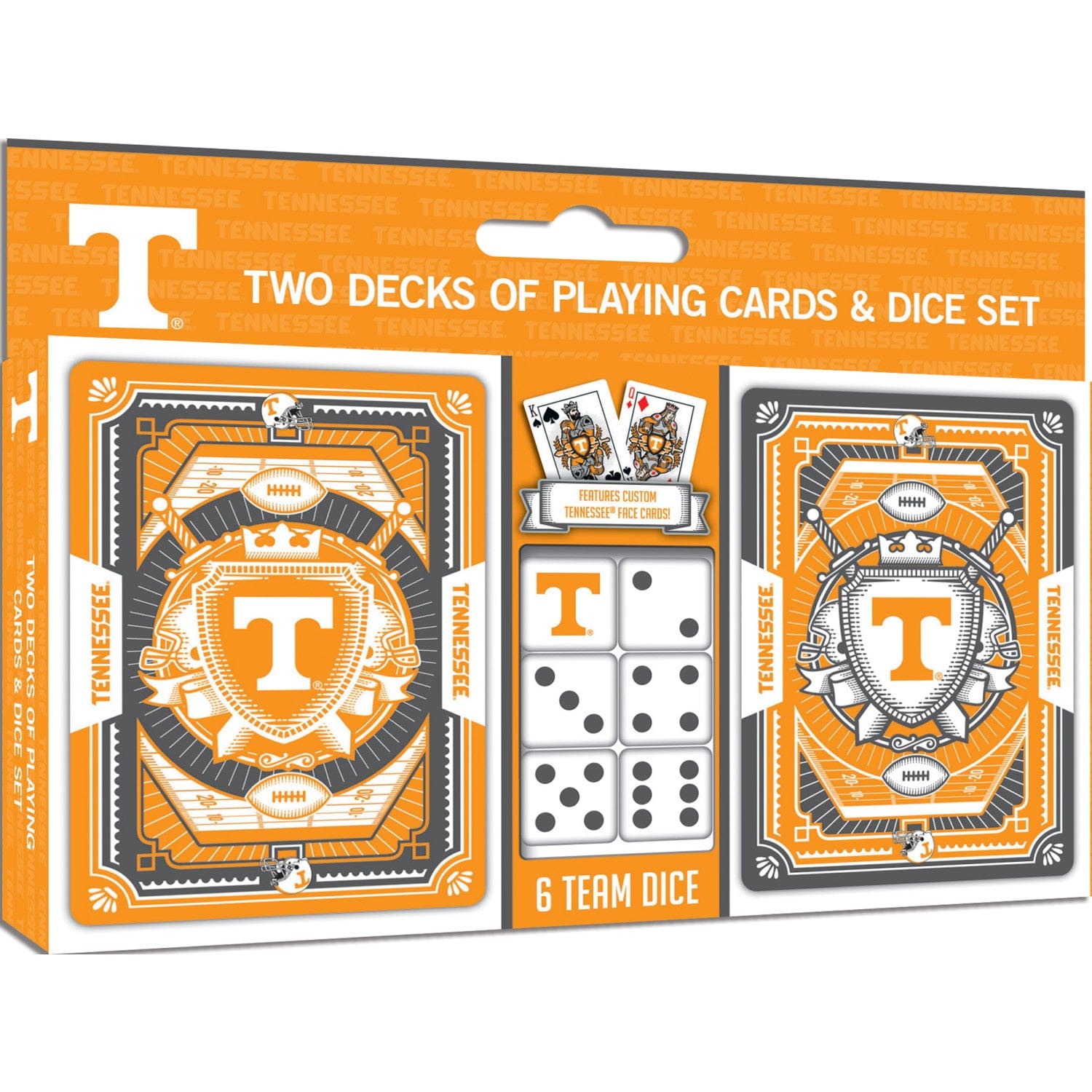 Tennessee Volunteers - 2-Pack Playing Cards & Dice Set (ONLINE ORDER ONLY)