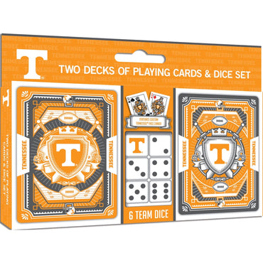 Tennessee Volunteers - 2-Pack Playing Cards & Dice Set (ONLINE ORDER ONLY)