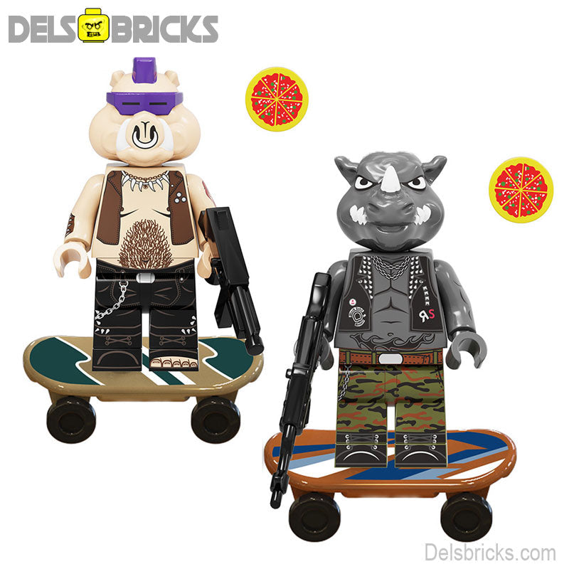 Bebop & Rocksteady Teenage Mutant Ninja Turtles Custom Toys (ONLINE ORDER ONLY)