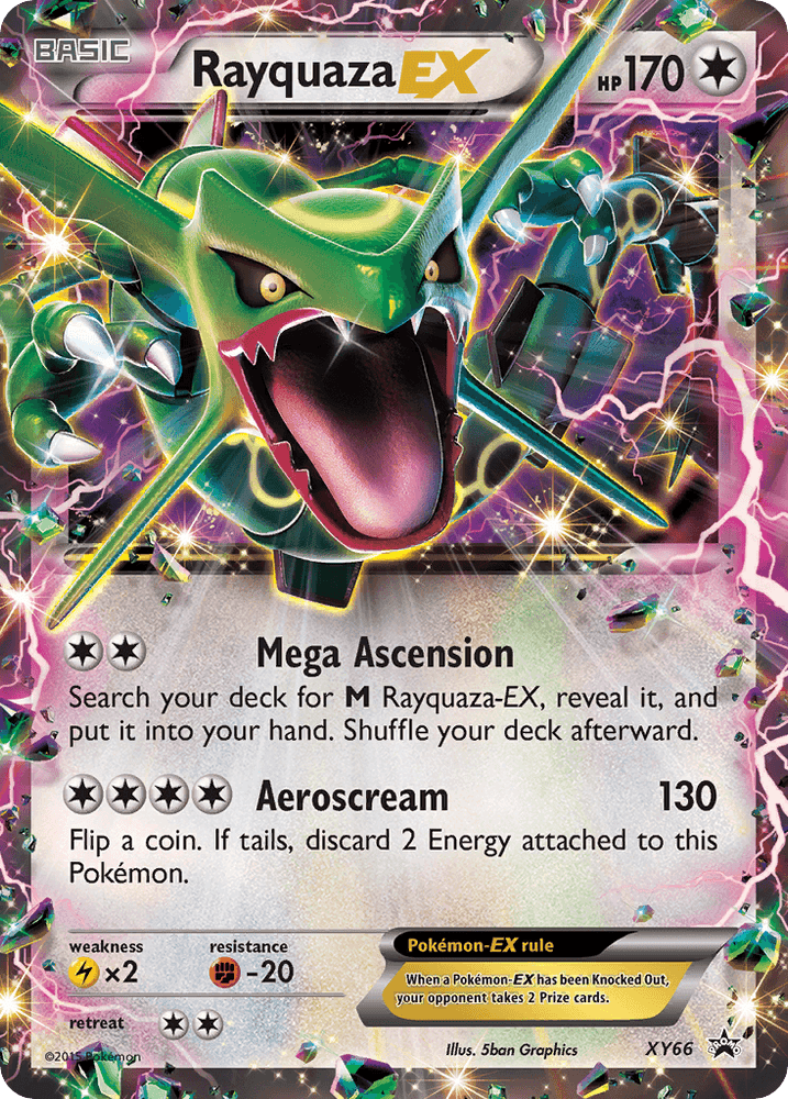 Rayquaza EX (XY66) [XY: Black Star Promos] (Online Only)