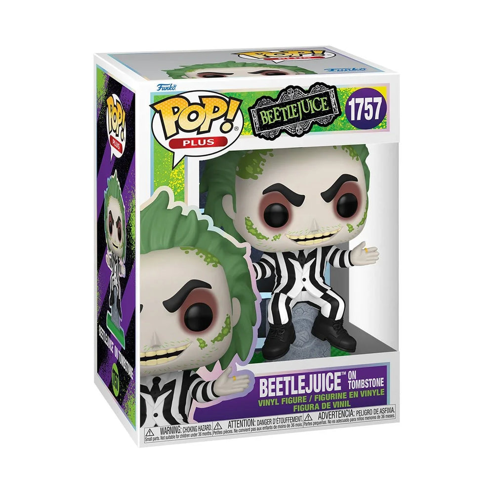 Funko POP! Plus: Beetlejuice - Beetlejuice on Tombstone 1757 (ONLINE ORDER ONLY)