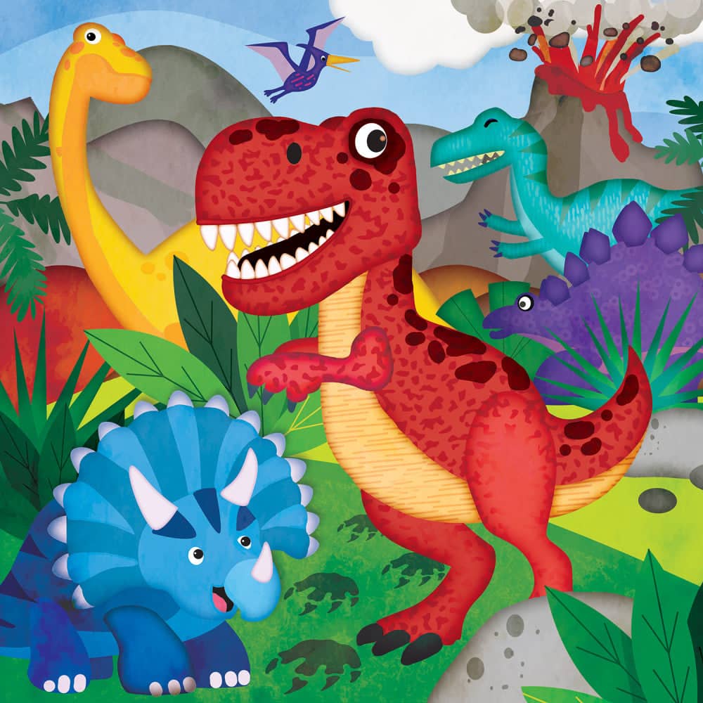 Space Savers - Dino 48 Piece Value Puzzle