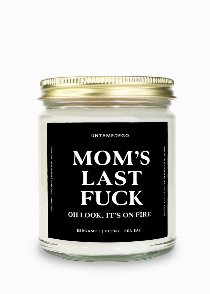 Mom's Last Fuck Gold Top Candle (ONLINE ORDER ONLY)
