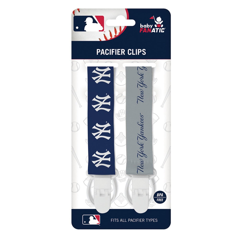 New York Yankees - Pacifier Clip 2-Pack (ONLINE ORDER ONLY)