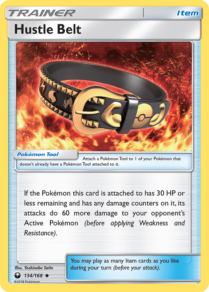 Hustle Belt (134/168) [Sun & Moon: Celestial Storm] (Online Only)