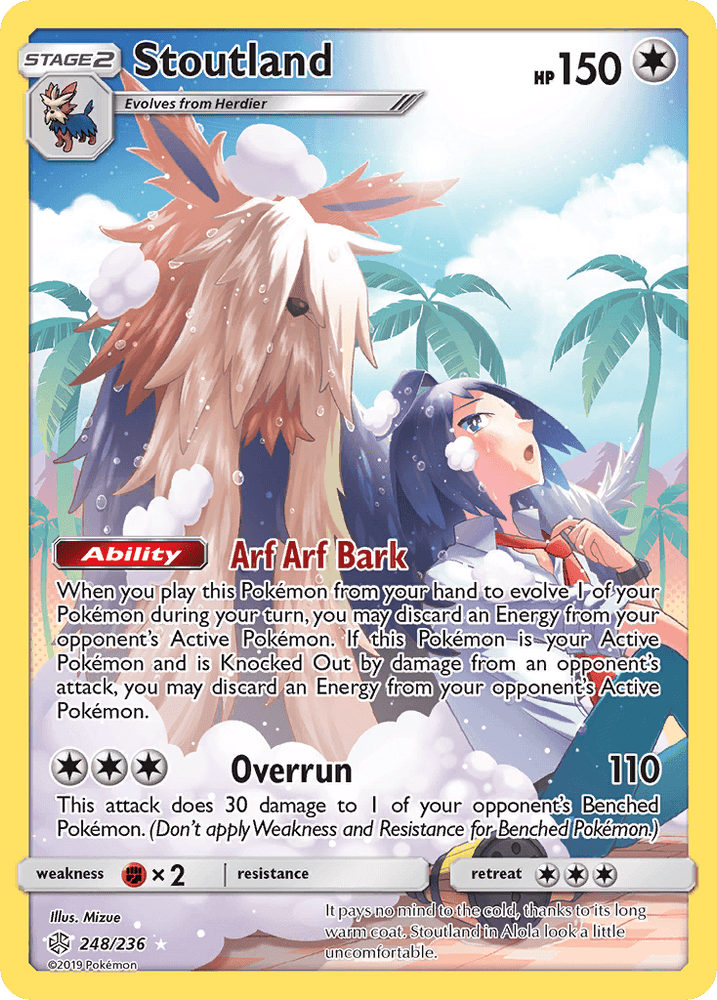 Stoutland (248/236) [Sun & Moon: Cosmic Eclipse] (Online Only)