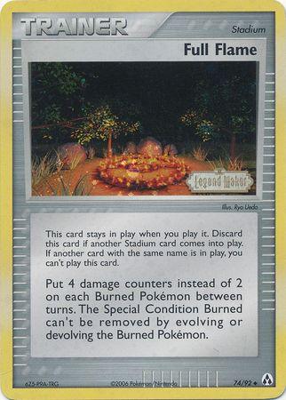 Full Flame (74/92) (Stamped) [EX: Legend Maker] (Online Only)