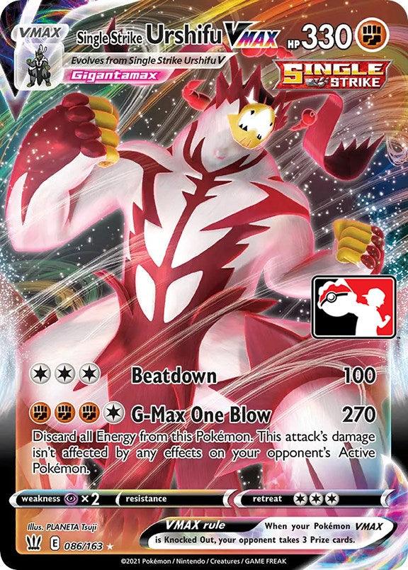Single Strike Urshifu VMAX (086/163) [Prize Pack Series One] (Online Only)