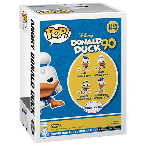 Donald Duck 90th Anniversary Angry Donald Duck Funko Pop! Vinyl Figure #1443 (ONLINE ORDER ONLY)
