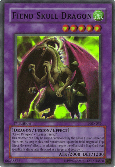 Fiend Skull Dragon [LOD-039] Super Rare (ONLINE ORDER ONLY)