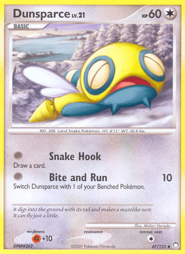 Dunsparce (47/123) [Diamond & Pearl: Mysterious Treasures] (Online Only)
