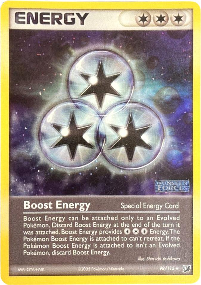 Boost Energy (98/115) (Stamped) [EX: Unseen Forces] (Online Only)