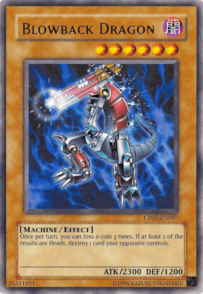 Blowback Dragon [CP05-EN007] Rare (ONLINE ORDER ONLY)