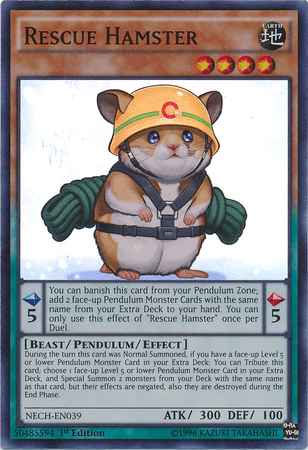 Rescue Hamster [NECH-EN039] Super Rare (ONLINE ORDER ONLY)