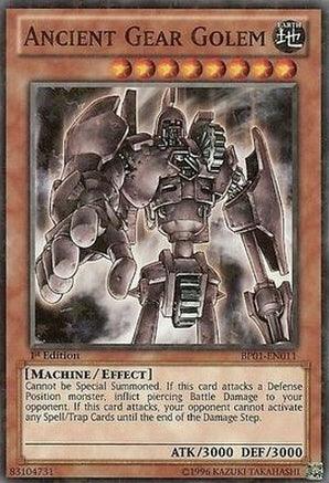 Ancient Gear Golem [BP01-EN011] Starfoil Rare (ONLINE ORDER ONLY)