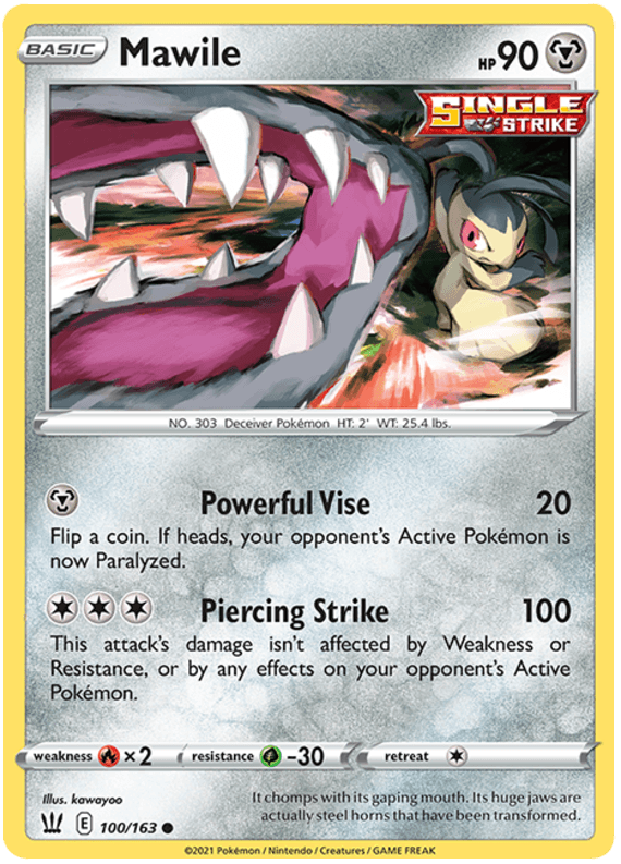 Mawile (100/163) [Sword & Shield: Battle Styles] (Online Only)