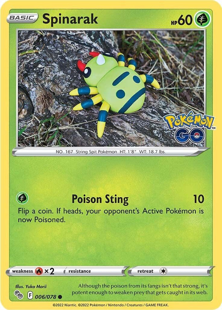Spinarak (006/078) [Pokémon GO] (Online Only)