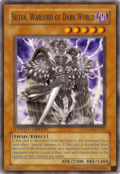 Sillva, Warlord of Dark World [GLD1-EN023] Common (ONLINE ORDER ONLY)