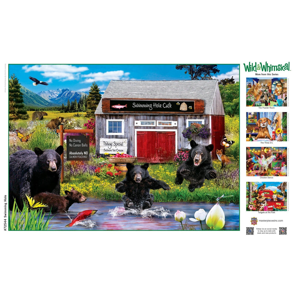 Wild & Whimsical - Swimming Hole 1000 Piece Jigsaw Puzzle (ONLINE ORDER ONLY)