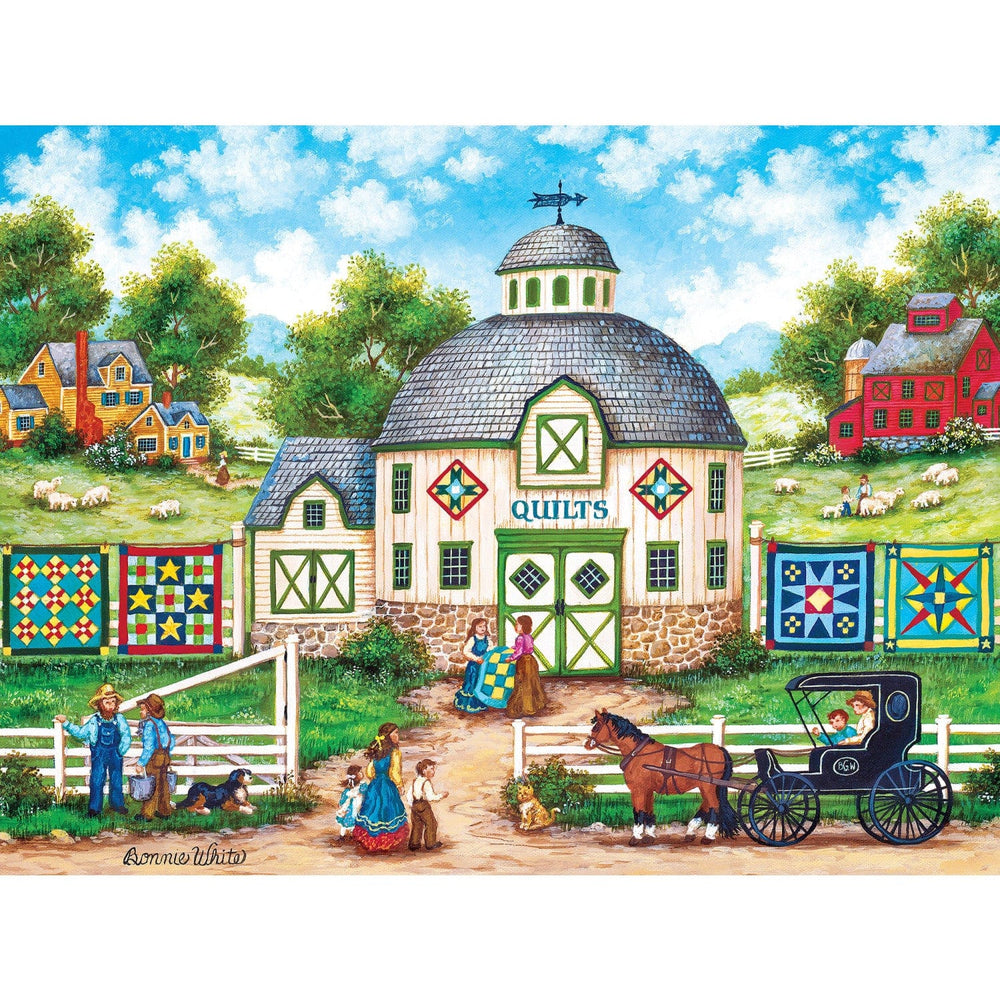 Heartland - The Quilt Barn 550 Piece Jigsaw Puzzle (ONLINE ORDER ONLY)