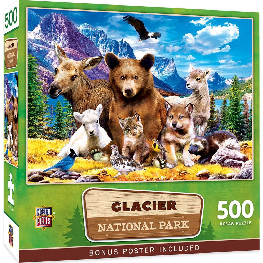 Glacier National Park 500 Piece Jigsaw Puzzle (ONLINE ORDER ONLY)