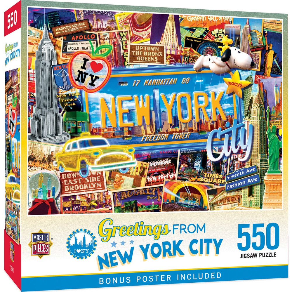 Greetings From New York - 550 Piece Jigsaw Puzzle (ONLINE ORDER ONLY)