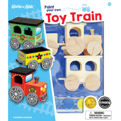 Toy Train Wood Craft & Paint Kit