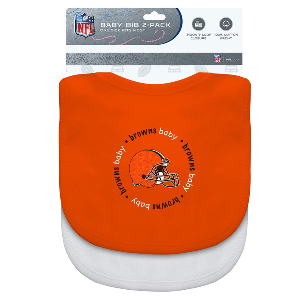 Cleveland Browns - Baby Bibs 2-Pack (ONLINE ORDER ONLY)