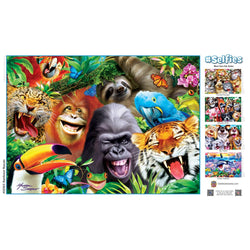 Selfies - Rainforest Rascals 500 Piece Jigsaw Puzzle (ONLINE ORDER ONLY)