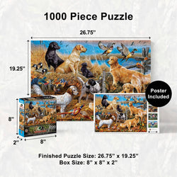Mossy Oak - Man's Best Friend 1000 Piece Jigsaw Puzzle