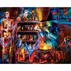 Halloween Glow in the Dark 4-Pack 100 Piece Jigsaw Puzzles (ONLINE ORDER ONLY)