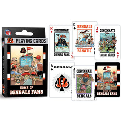 Cincinnati Bengals Fan Deck Playing Cards - 54 Card Deck (ONLINE ORDER ONLY)