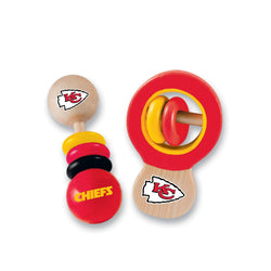 Kansas City Chiefs - Baby Rattles 2-Pack (ONLINE ORDER ONLY)