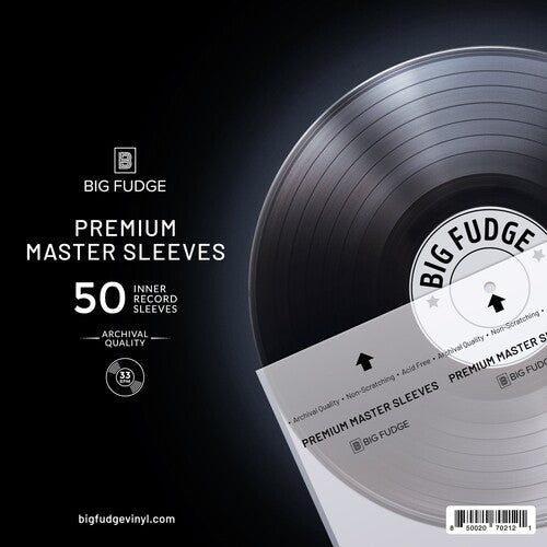 Big Fudge Big Fudge Premium Master Sleeves - 50 Inner Record Sleeves Slipmat (ONLINE ORDER ONLY)