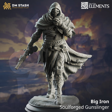 Big Iron, Soulforged Gunslinger (Male Warforged Fighter) (Online Order Only)