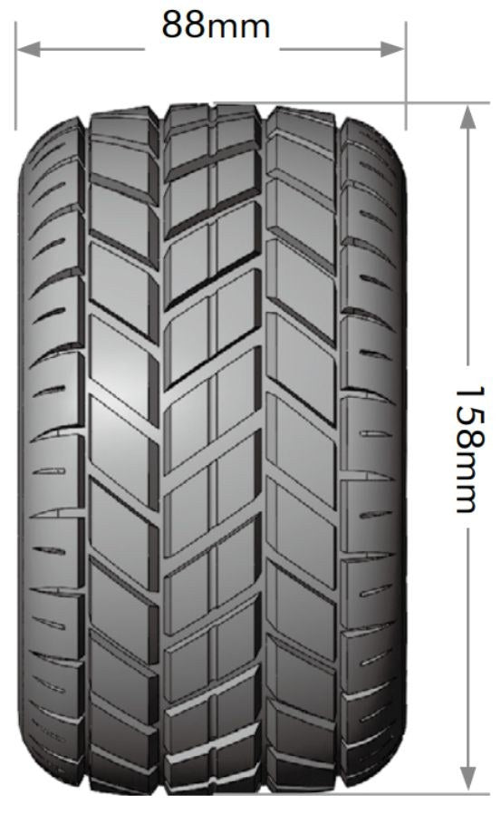 Louise RC ST-Rocket Sport 1/8 3.8 Stadium Truck MFT Belted Road Tires 17mm Hex Hub 0" & 1/2" Offset LT3324X (ONLINE ORDER ONLY)