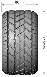 Louise RC ST-Rocket Sport 1/8 3.8 Stadium Truck MFT Belted Road Tires 17mm Hex Hub 0" & 1/2" Offset LT3324X (ONLINE ORDER ONLY)