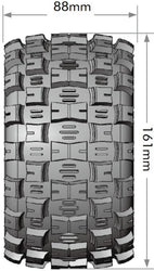 Louise RC ST-MCross Sport 1/8 3.8 Stadium Truck MFT Belted Tires 17mm Hex Hub 0" & 1/2" Offset LT3327X (ONLINE ORDER ONLY)
