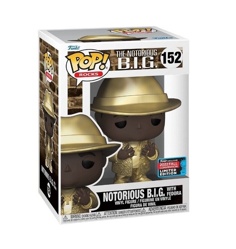 Funko POP! The Notorious B.I.G. with Fedora 152 (ONLINE ORDER ONLY)