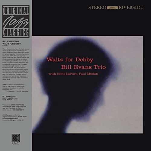 Bill Evans Trio - Waltz For Debby (Original Jazz Classics Series) [LP] [Vinyl] (ONLINE ORDER ONLY)
