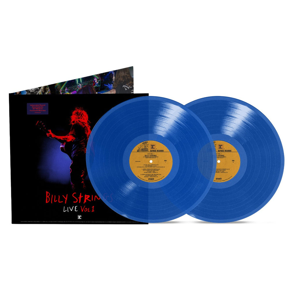 Billy Strings - Billy Strings Live Vol 1 (Indie Exclusive, Translucent Blue180 Gram Vinyl) (2 Lp's) [Vinyl] (ONLINE ORDER ONLY)