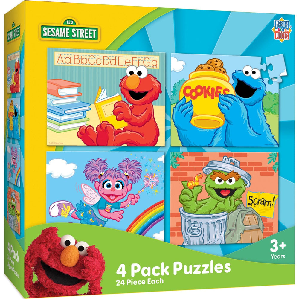 Sesame Street 24 Piece Jigsaw Puzzles 4-Pack (ONLINE ORDER ONLY)