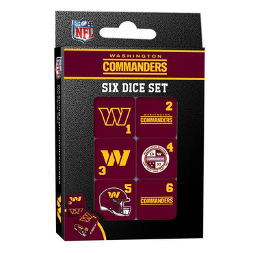 Washington Commanders Dice Set - 19mm (ONLINE ORDER ONLY)