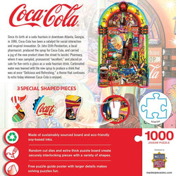 Coca-Cola Jukebox 1000 Piece Shaped Jigsaw Puzzle (ONLINE ORDER ONLY)