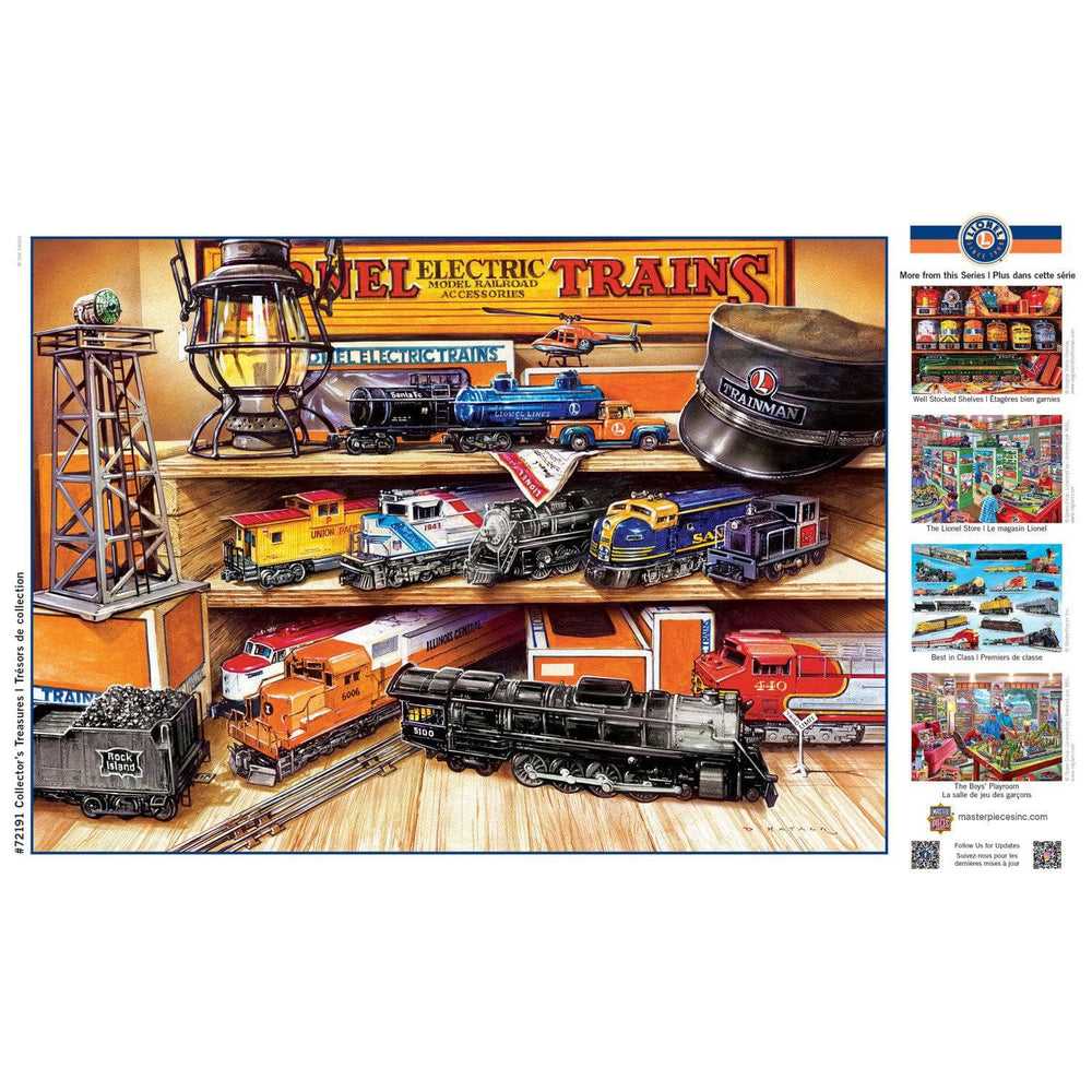Lionel Trains - Collector's Treasures 1000 Piece Jigsaw Puzzle (ONLINE ORDER ONLY)