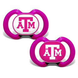 Texas A&M Aggies - Pink Pacifier 2-Pack (ONLINE ORDER ONLY)